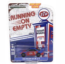 Greenlight 2002 NISSAN SKYLINE GT-R STP *Running on Empty*