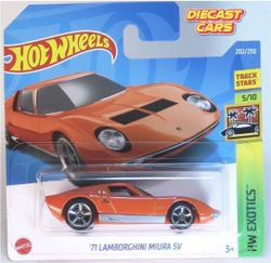 Hot Wheels ‘71 LAMBORGHINI MIURA SV (Track Stars) *HW Exotics*
