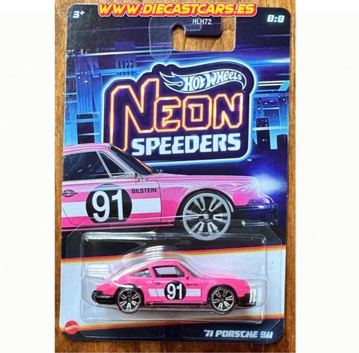 Hot Wheels ´71 PORSCHE 911 Bilstein Rosa *Serie Silver Series Neon Speeders*