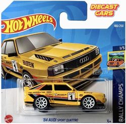 Hot Wheels ‘84 AUDI SPORT QUATTRO (Yellow) *HW Rally Champs*