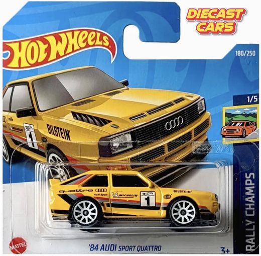 Hot Wheels ‘84 AUDI SPORT QUATTRO (Yellow) *HW Rally Champs*