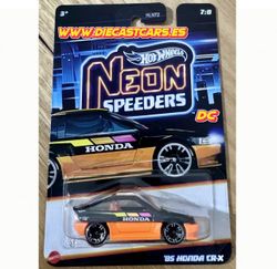 Hot Wheels ´85 HONDA CR-X * Serie Silver Series Neon Speeders * Diecast 1:64