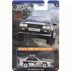 Hot Wheels ´87 AUDI QUATTRO Sport Silver Series Serie RR Rally Racers Diecast