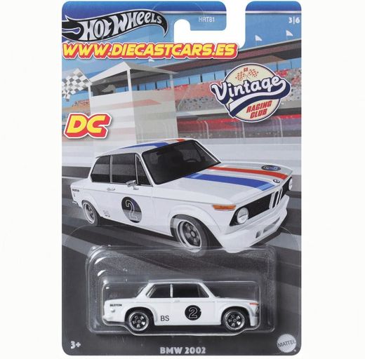 Hot Wheels BMW 2002 *Serie Silver Series Vintage Racing Club* Diecast 1:64
