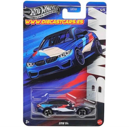 Hot Wheels BMW M4 Silver Series Serie Diecast 1:64