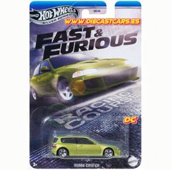 Hot Wheels HONDA CIVIC EG * Serie Silver Series Fast & Furious Racing Course *