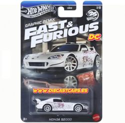 Hot Wheels HONDA S2000 *Silver Series Fast & and Furious Graphic Remix 2025*