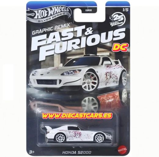 Hot Wheels HONDA S2000 *Silver Series Fast & and Furious Graphic Remix 2025*