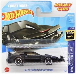 Hot Wheels KITT SUPER PURSUIT MODE Knight Rider *HW Screen Time* Blister Dañado