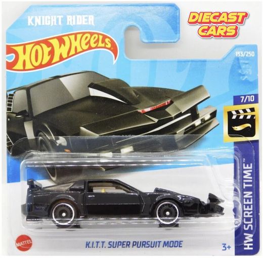 Hot Wheels KITT SUPER PURSUIT MODE Knight Rider *HW Screen Time* Blister Dañado