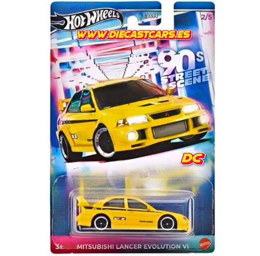 Hot Wheels MITSUBISHI LANCER EVOLUTION VI Series Serie 90s STREET SCENE JDM 1:64