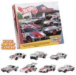 Hot Wheels Multipack Pack Box Caja REPLAY THE LEGENDS Mattel 80 Aniversario