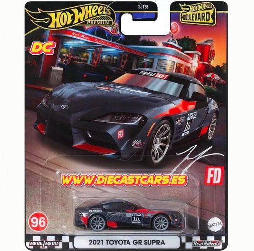 Hot Wheels Premium 2021 TOYOTA SUPRA GR FD Formula Drift *Serie Boulevard #96*