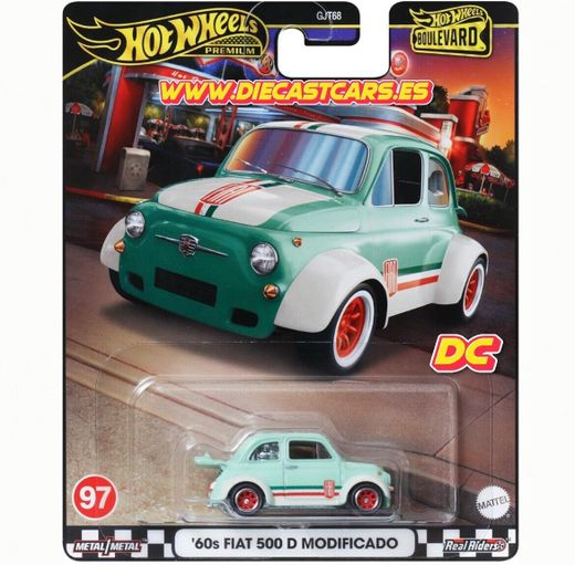 Hot Wheels Premium ´60s FIAT 500 D MODIFICADO *Serie Boulevard #97* Real Riders