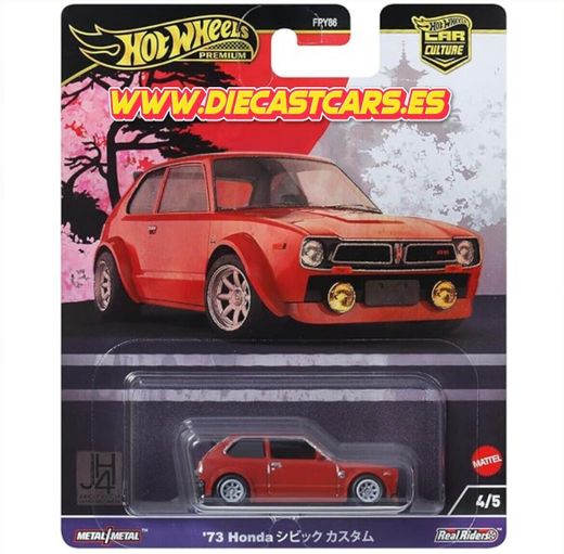 Hot Wheels Premium ´73 HONDA CIVIC CUSTOM *Serie Japan Historics 4* Car Culture