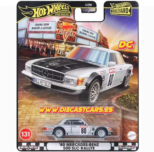 Hot Wheels Premium ´80 MERCEDES-BENZ 500 SLC RALLYE *Serie Boulevard #131* 1:64