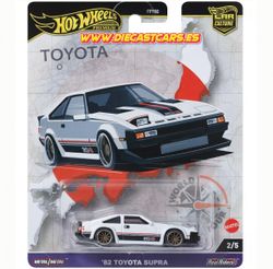 Hot Wheels Premium ´82 TOYOTA SUPRA *Serie World Tour* Car Culture Real Riders