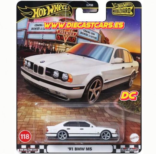 Hot Wheels Premium ´91 BMW M5 *Serie Boulevard #118* Real Riders 1:64
