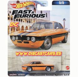 Hot Wheels Premium ALFA ROMEO GIULIA SPRINT GTA*Serie Fast & Furious 2023 Mix 3*