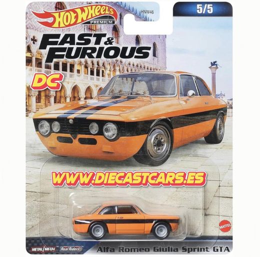Hot Wheels Premium ALFA ROMEO GIULIA SPRINT GTA*Serie Fast & Furious 2023 Mix 3*