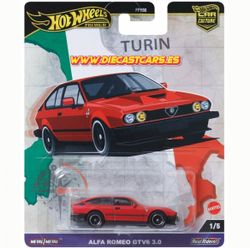 Hot Wheels Premium ALFA ROMEO GTV6 3.0 Serie World Tour Car Culture Real Riders
