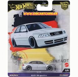 Hot Wheels Premium AUDI S4 quattro *Serie World Tour* Car Culture Real Riders
