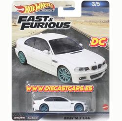 Hot Wheels Premium BMW M3 E46 *Serie Fast & Furious 2023 Mix 3* Real Riders