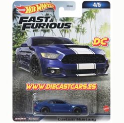 Hot Wheels Premium CUSTOM MUSTANG *Serie Fast & Furious 2023 Mix 3* Real Riders