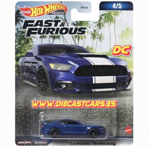 Hot Wheels Premium CUSTOM MUSTANG *Serie Fast & Furious 2023 Mix 3* Real Riders
