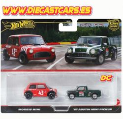 Hot Wheels Premium Duo-Pack Set NORRIS MINI / ´67 AUSTIN MINI PICKUP Car Culture