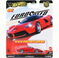 Hot Wheels Premium FERRARI LAFERRARI *Serie Euro Speed* Car Culture Real Riders