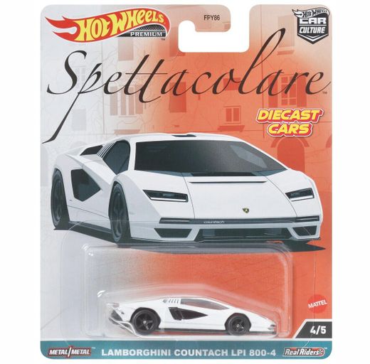 Hot Wheels Premium LAMBORGHINI COUNTACH LPI 800-4 *Spettacolare*