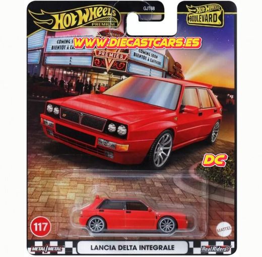 Hot Wheels Premium LANCIA DELTA INTEGRALE *Serie Boulevard #117*Real Riders 1:64