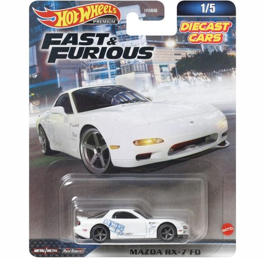 Hot Wheels Premium MAZDA RX-7 FD HKS *Fast and Furious*