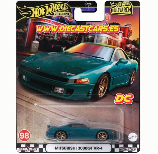 Hot Wheels Premium MITSUBISHI 3000GT VR-4 *Serie Boulevard #98* Real Riders 1:64