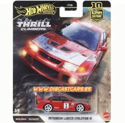 Hot Wheels Premium MITSUBISHI LANCER EVOLUTION VI * Serie Thrill Climbers* 1:64