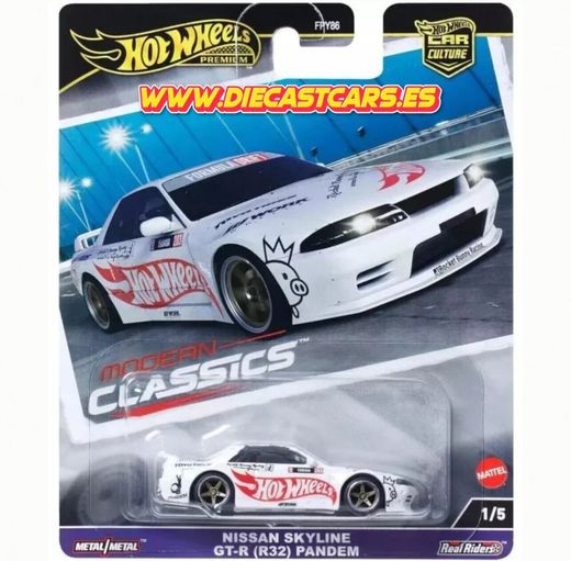 Hot Wheels Premium NISSAN SKYLINE GT-R (R32) PANDEM * Serie Modern Classics *