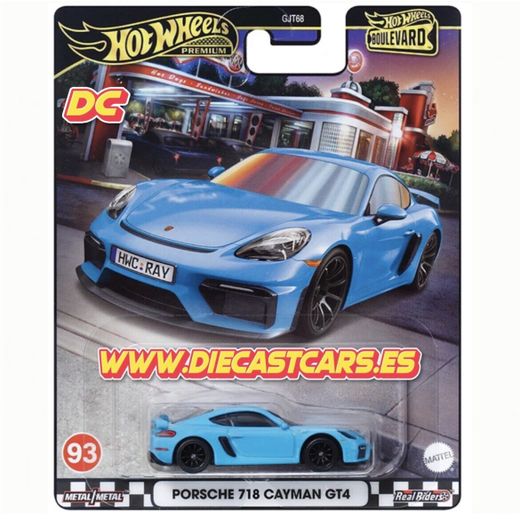Hot Wheels Premium PORSCHE 718 CAYMAN GT4 *Serie Boulevard #93*
