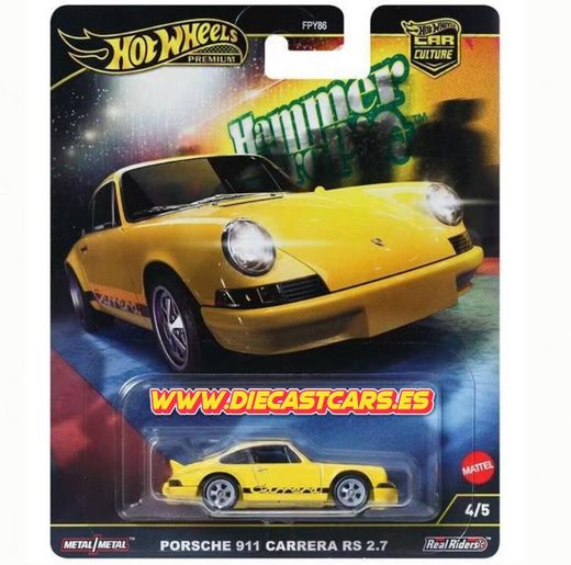 Hot Wheels Premium PORSCHE 911 CARRERA RS 2.7 *Serie Hammer Drop* Car Culture