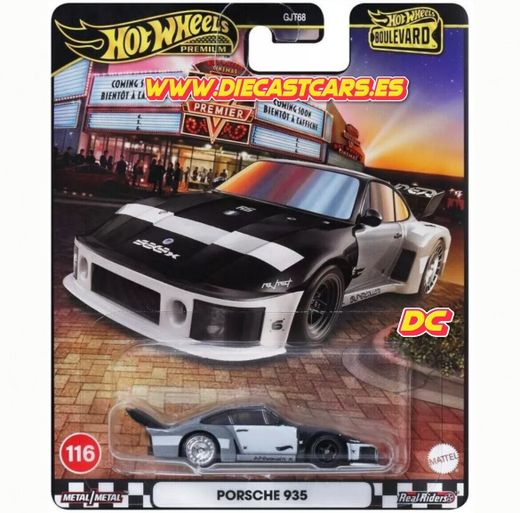 Hot Wheels Premium PORSCHE 935 *Serie Boulevard #116* Real Riders 1:64