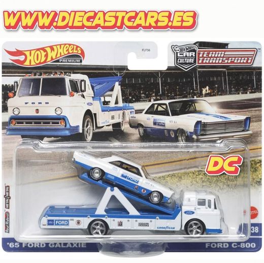 Hot Wheels Premium Team Transport ´65 FORD GALAXIE / FORD C-800 #38 Diecast 1:64