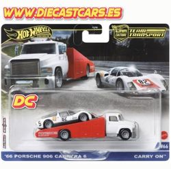 Hot Wheels Premium Team Transport ´66 PORSCHE 906 CARRERA 6 / CARRY ON #66 1:64