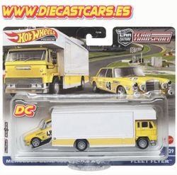 Hot Wheels Premium Team Transport MERCEDES-BENZ 300/ FLEET FLYER Car Culture #39