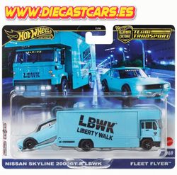 Hot Wheels Premium Team Transport NISSAN SKYLINE 2000GT-R LBWK Liberty Walk #69