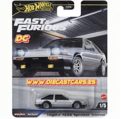 Hot Wheels Premium TOYOTA AE86 SPRINTER TRUEN0 *Serie Fast & Furious 2024 Mix 1