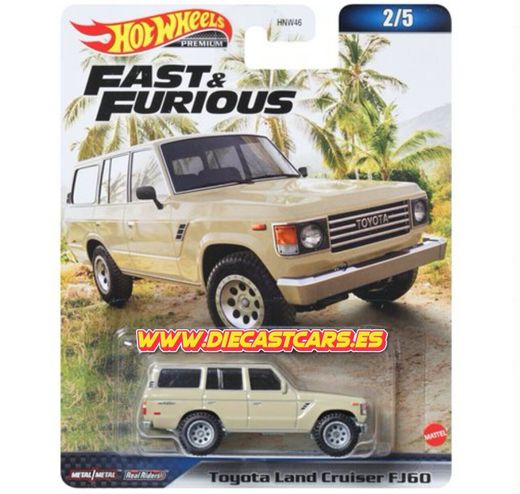 Hot Wheels Premium TOYOTA LAND CRUISER FJ60 * Serie Fast & Furious* Real Riders
