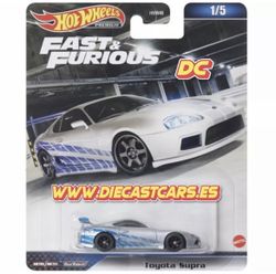 Hot Wheels Premium TOYOTA SUPRA *Serie Fast & Furious* Real Riders Diecast 1:64