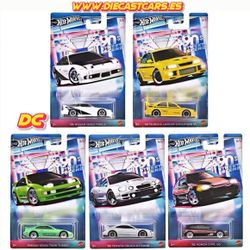 Hot Wheels Silver Series Set 90s STREET SCENE JDM Diecast 1:64