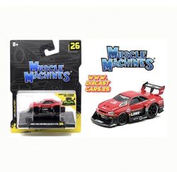 Maisto Muscle Machines Liberty Walk LBWK 1999 NISSAN SKYLINE GT-R R34 Diecast