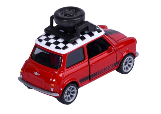 Majorette MINI COOPER 1.3 l Rojo *Serie Mini Icons* Moving Parts Metal Diecast 1:64